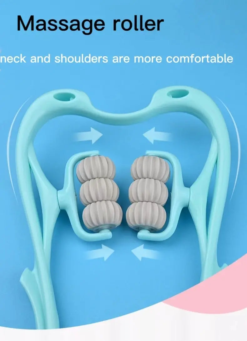 Cervical Spine Massager Roller Back Massager Manual Use To Relieve Fatigue Shoulder Neck Instrument Lumbar Lneading Household