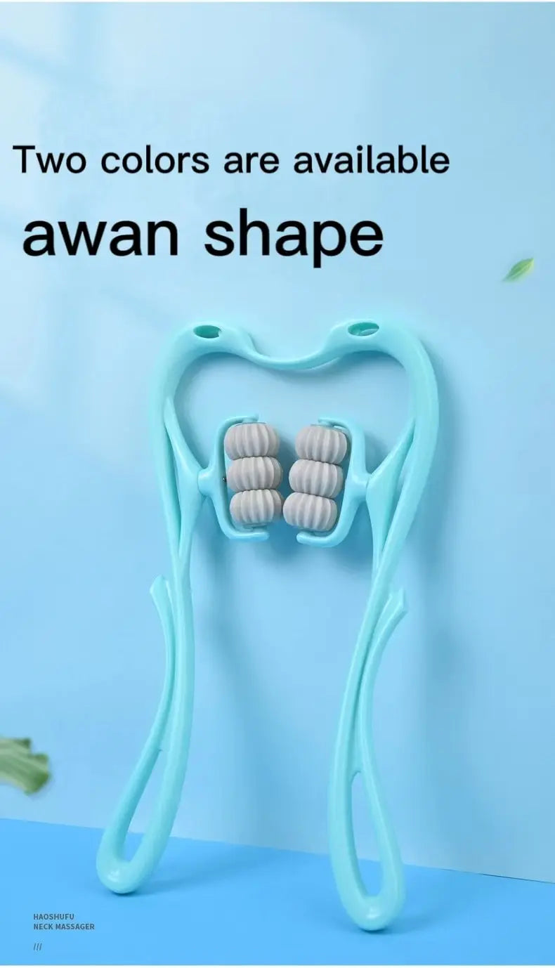 Cervical Spine Massager Roller Back Massager Manual Use To Relieve Fatigue Shoulder Neck Instrument Lumbar Lneading Household